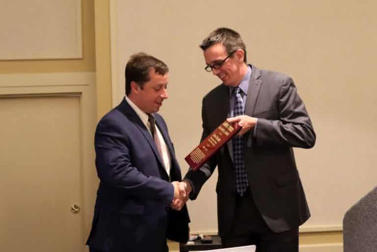 Massachusetts Association of Vocational Administrators Presents James Poplasky with MAVA Recognition Award